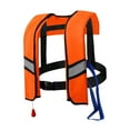thumbnail image 3 of Vsenkes Snorkel Vest Automatic Inflatable Safe Vest for Snorkeling Boating Outdoor Orange, 3 of 9