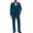 Dark Blue, variant on Men's 3 Piece Slim Fit Suit Set Classic One Button Blazer Suit Vest Dress Pants Formal Suits for Wedding Dinner Prom Graduation Party Business