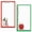 PEANUTS, variant on Current Winter Berries Magnetic Christmas Holiday Notepad Set – 2 Memo Pads, 60 Sheets, 3.5" x 6.5"