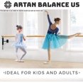 thumbnail image 5 of Artan Balance Ballet Barre Wall Mounted for Kids & Adults - Home or Studio Dance Training, Yoga, Stretching & Pilates, 5 Ft Long, 5 of 6