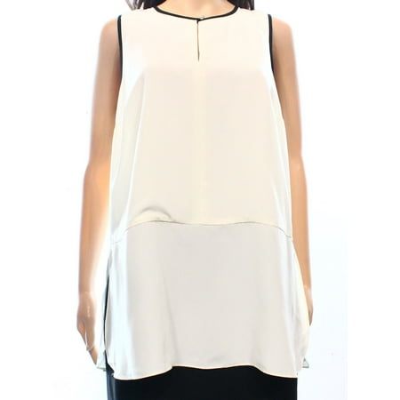 Lauren Ralph NEW White Ivory Womens Size 16 Chiffon Tank Blouse