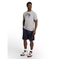 thumbnail image 4 of AND1 Men's and Big Men's All Court Colorblock Short, 11" inseam, up to Size 3XL, 4 of 6