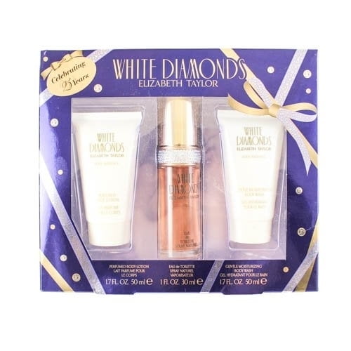 White Diamonds by Elizabeth Taylor, 3 Piece Gift Set for Women agwwhd4