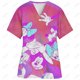 thumbnail image 5 of Blusa médica con estampado navideño de Mickey Mouse, talla 5xl, uniforme de manga corta, uniforme de médico y enfermera, blusas de trabajo para centros de revisión para niños, 5 of 5