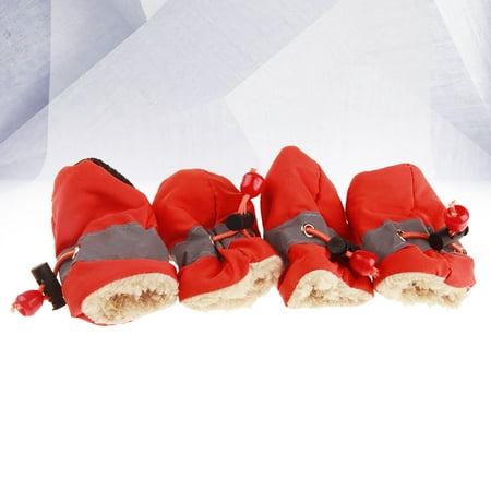 MLINS Boots for Dogs Waterproof Anti-slip Shoes Insulated