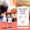 thumbnail image 2 of Champú y polvo seco Bundle COAT DEFENSE Paw Licker para perros, 2 of 7
