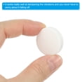 thumbnail image 3 of Unique Bargains Tennis Vibration Dampener 0.94 Inch Silicone Tennis Racket Shock Absorber, White, 4 Pack, 3 of 7