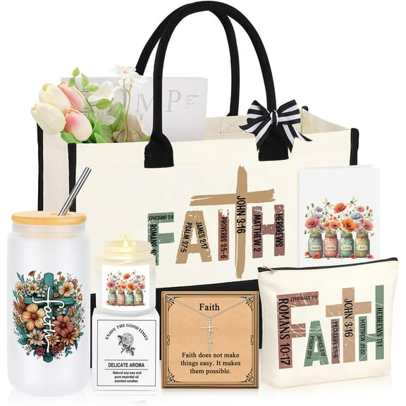 Christian Religious Gifts for Women Faith, Christmas Easter Valentines Mothers Day Unique Gifts for Christian Women Mom Daughter Sister Aunt Teacher Best Friend Grandma