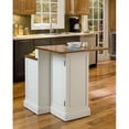 thumbnail image 2 of Home Styles Woodbridge White Two Tier Island and Two Stools, 2 of 6