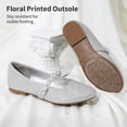 thumbnail image 4 of Zapatos tipo Mary Jane para niñas DREAM PAIRS Serina Plateado Brillante Talla 13, 4 of 6