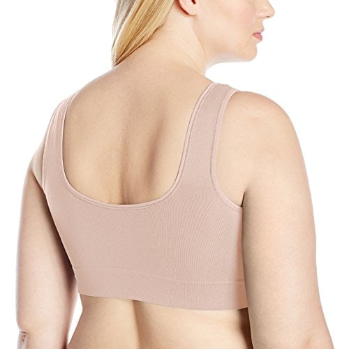 Just My Size Pure Comfort Women`s Front-Close Wirefree Bra, 3X, Sandshell | Walmart Canada