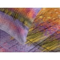 thumbnail image 4 of Ambesonne Autumn Quilted Bedspread Set 3 Pcs, Fall Season Trees River, Queen Size, Lavender Yellow, 4 of 5