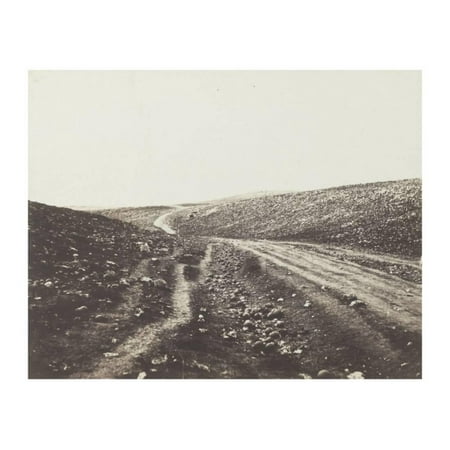 Fenton Gift Shop The Valley of the Shadow of Death (vallée de l'ombre et de la mort) Print Wall Art By Roger Fenton ()