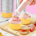 thumbnail image 4 of 5oz Aluminum Baking Cups with Lids and Forks,Disposable Ramekin Cake Cups for Muffin Cheesecake,Gold, 4 of 6