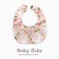 thumbnail image 1 of Babero de algodón para bebé, babero, toalla para saliva, bebé recién nacido, impermeable, floral, lindo, productos para madres y bebés, 1 of 6