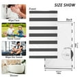thumbnail image 6 of Minimalist Black and White Stripe Single Pack 100% Cotton Bath Towel (16'' x 28'') Soft, Highly Absorbent, Ideal for Bathroom, Gym, Beach, 6 of 7