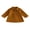 Brown, variant on Cjfdfy Toddler Baby Girl Winter Clothes Wool Coat Kids Solid Color Collar Long Sleeve Button Trench Outerwear Little Baby Cute Warm Outerwear 1-6 Years