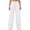 White, variant on Women's Sweatpants Casual Loose Fit Solid Color Joggers with Drawstring and Multiple Pockets for Outdoor Sports