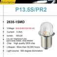 thumbnail image 4 of Bombillas LED de actualización con base P13.5S, linterna Maglite blanca, luz blanca cálida de 3000 K, luz blanca de 6000 K, bombillas de repuesto de CC de 6 V a 12 V, linternas, lámparas de trabajo, 4 of 6