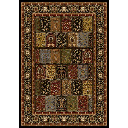 Home Dynamix Royalty Collection 41200B-450 Black Area Rug