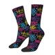 thumbnail image 1 of Balery Graffiti Art Calcetas Largas con Estampado para Hombre y Mujer – Suaves y Transpirables, Talla Única (US 5-11), 1 of 6