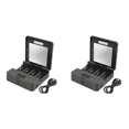 thumbnail image 2 of 2X 18650 Charger Solar Lithium Battery Smart Charger Type-C Four-Slot Multi-Function Outdoor Charger, 2 of 7