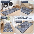 thumbnail image 3 of Findosom 2pc Boho Kitchen Rugs and Mats Set, Non Slip Washable Kitchen Runner Rug for Kitchen Floor, Farmhouse Kitchen Decor, Hallway, Entryway, Laundry Room,20"x32"+20"x47" Blue, 3 of 8