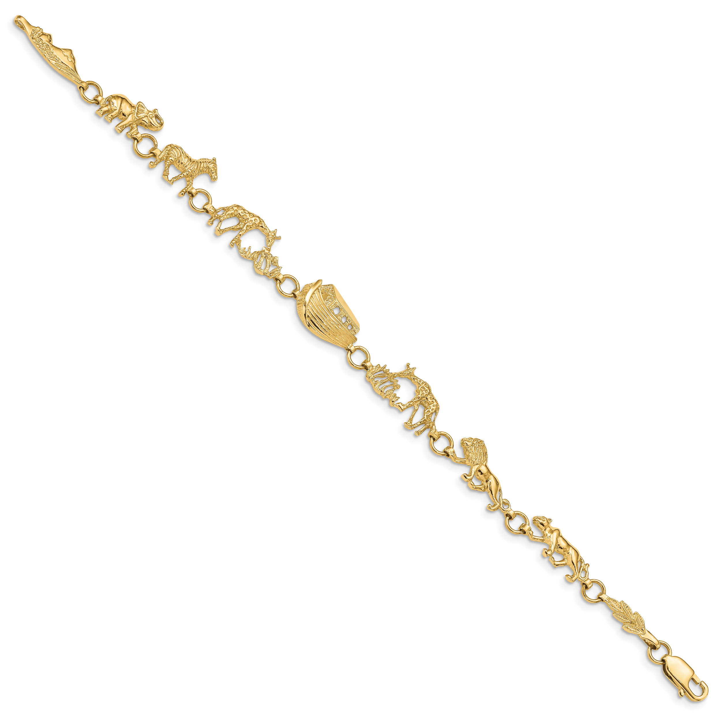 Icecarats 14k Polished And Textured Noah 039 S Ark 7 Inch Bracelet Religious Animal Mothers Day Walmart Com Walmart Com Icecarats 14k Polished And Textured Noah 039 S Ark 7 Inch Bracelet Religious Animal Mothers Day Walmart Com Walmart Com