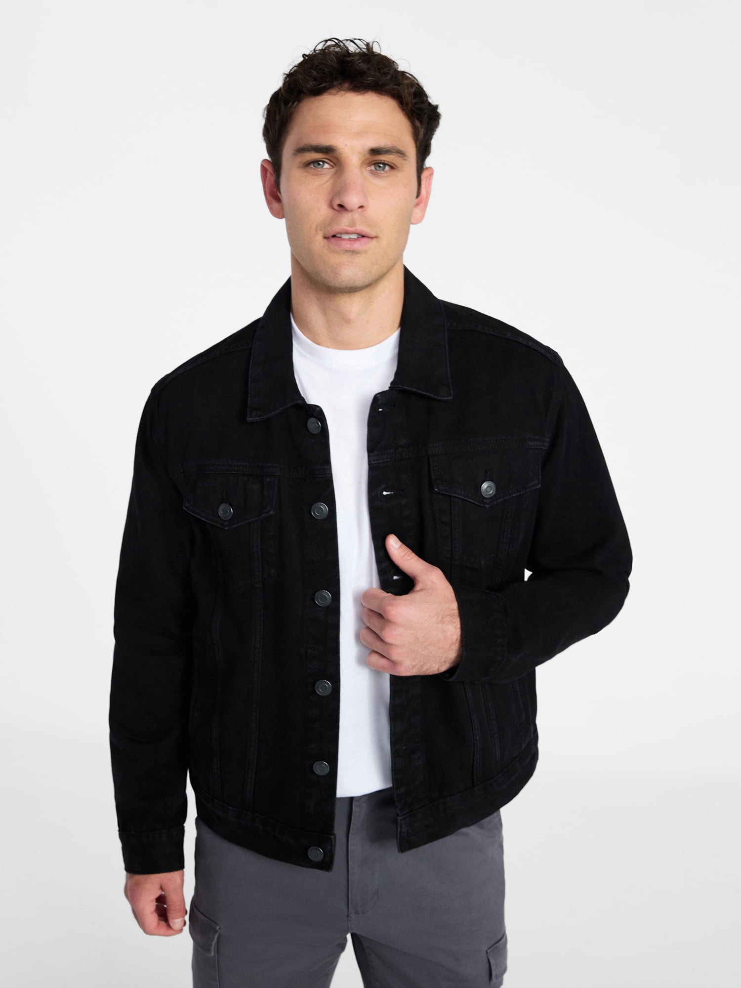 George Men's & Big Men's Denim Jacket, Sizes S-3XL