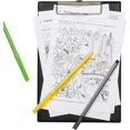 thumbnail image 4 of A5 clipboard with metal clip to hold documents - Black, 4 of 5