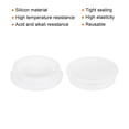 thumbnail image 2 of Uxcell 3Pcs Tapones de Silicona en Forma de T 61.3 2-1/2 pulgadas Diámetro Blanco, 2 of 7