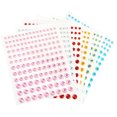 thumbnail image 1 of 6 Sheets Face Gems Craft Jewels And Gems Face Jewelry Makeup Rhinestones For Eyes, 1 of 7