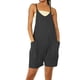 thumbnail image 1 of Mono de verano para mujer, pantalones cortos con tirantes, informales, cómodos, de Color liso, con bolsillos, sin mangas, 2023, 1 of 4