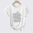 thumbnail image 4 of Drses‌‌ ‌‌‌Women's Star Print Graphic Tee - 100% Cotton Oversized Crewneck T-Shirt, 4 of 4