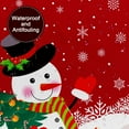thumbnail image 2 of Christmas Shower Curtain, Red Winter Xmas Tree Snowman Merry Christmas Shower Curtains for Bathroom Decor Washable Durable Fabric Holiday New Year Shower Curtain with Hooks 72x72 Inch, 2 of 6