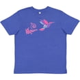 thumbnail image 3 of Inktastic Hummingbird Flying Swirl Youth T-Shirt, 3 of 5