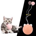 thumbnail image 4 of FYBTO Pet Cat Teaser Ball Automatic Spinning Tumbler with Colorful Light Interactive Toy(Nude Color)-090401, 4 of 5