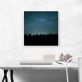 thumbnail image 2 of ARTCANVAS Starry Night Sky Home Decor Canvas Art Print - Size: 18" x 18" (0.75" Deep), 2 of 9