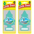 thumbnail image 1 of Ambientador Colgante De Cartón Para El Hogar Y La Oficina De Little Trees Bayside Breeze (Paquete De 12), 1 of 4