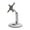 Silver-Base 175mm, variant on Adjustable Aluminum Alloys Desktop Arm Mount For Computer Screen Support