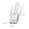 thumbnail image 3 of YMTQ Wifi Amplifier Clearance Wifi Extender Wifi Booster 1200Mbps Wifi Amplifier Wifi Range Extender Dual Band Wifi Router Repeater for Home 2.4Ghz & 5Ghz White, 3 of 8