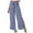 Blue, variant on WRKEKC Casual Pants for Women, Wide Leg Pants for Women, Womens Trendy Casual Split Printed Loose Straight Pants for Wide Leg Style and Lounge Comfort