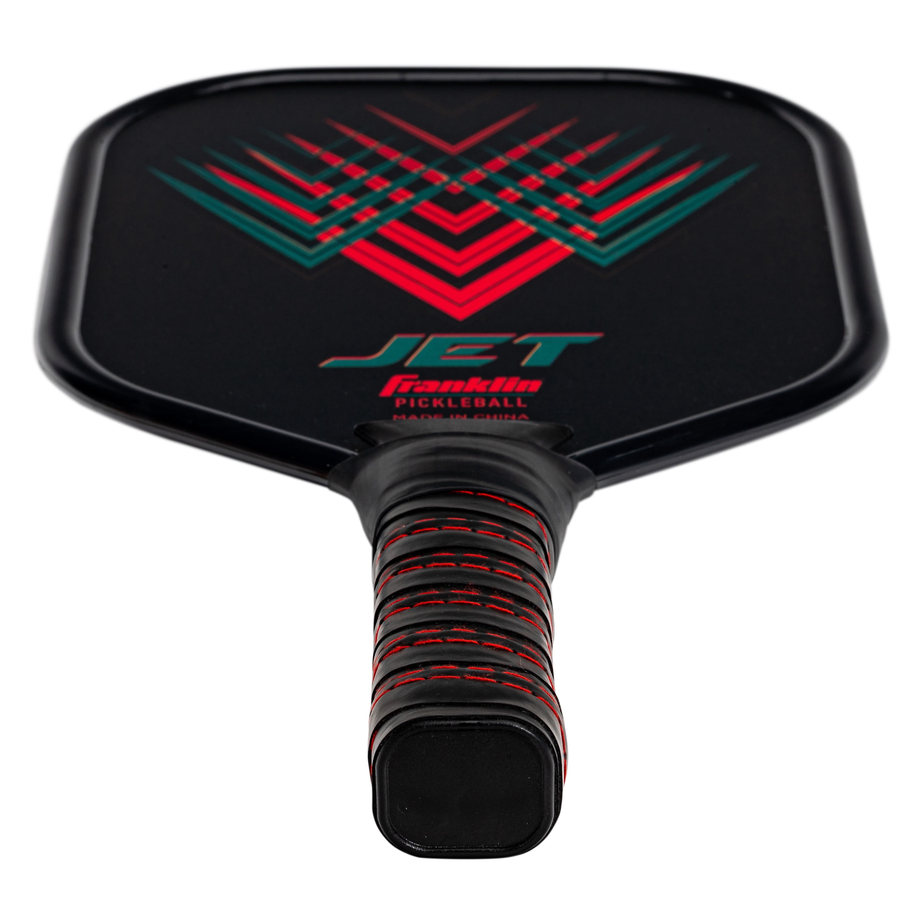Franklin Sports Jet Pickleball Paddle - Aluminum 8mm Core Racket - Red