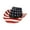 Red, variant on Hats Men’s Vintage USA American Flag Cowboy W/Western Shape It， Red， Size Hat