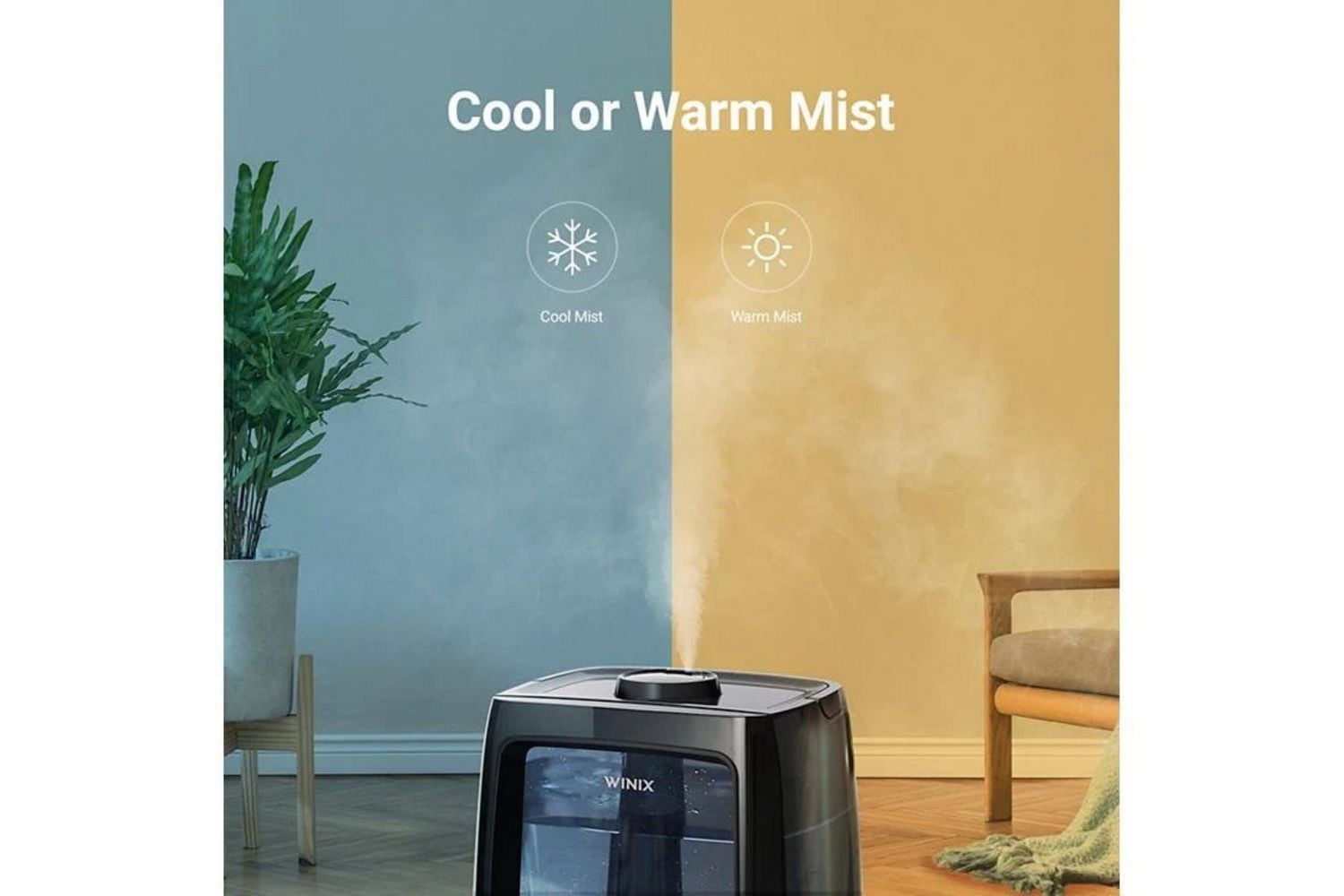 Humidificateur ultrasonique WINIX L200 de 2 gallons avec technologie LightCelTM