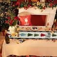 thumbnail image 4 of Grrvtrz 72x13inches Christmas Tablecloth Christmas Table Flag Waterproofs Decoration Coffee Table Long Tablecloth Christmas Decoration Supplies,Holiday Products,Christmas Decorations, 4 of 6