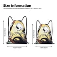 thumbnail image 2 of Goofa The Nightmare Before Christmas Print Drawstring Backpack Bag Sport Gym Sackpack Cinch Bags Drawstring Bags Draw String Sport Bag-Small, 2 of 6