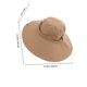 thumbnail image 5 of OULII Sombrero De Ancha Para Mujer Color Marrón Con Protección Solar Ideal Para Y Uso Diario, 5 of 7