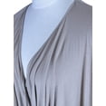 thumbnail image 5 of Cotton Candy Fall Into Love Chic Draped Neckline Detail Long Sleeves Tunic Dress, 5 of 5