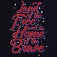 thumbnail image 3 of Tee Hunt Land of The Free Home of The Brave T-Shirt 4th of July Patriotic Mens Shirt, Blue, 3X-Large, 3 of 5